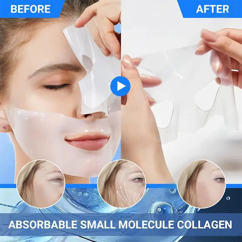 Masque facial au Bio collagène, Anti-rides, décoloration, lifting des lignes fines, peau ferme, Anti-âge, éclaircissant, soins pour la peau, cosmétiques coréens