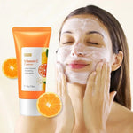 Nettoyant pour le visage à la vitamine C, nettoyage en profondeur, hydratant, élimination des points noirs, soins de la peau, mousse nettoyante pour le visage.